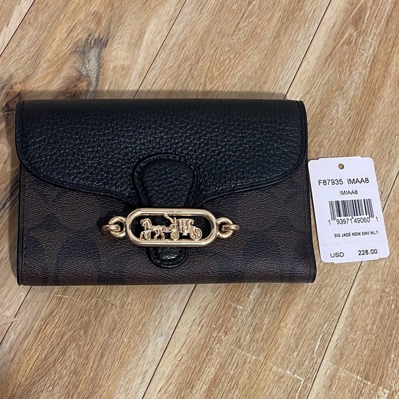 COACH authentic brand new with tag medium wallet - Picture 2 of 8